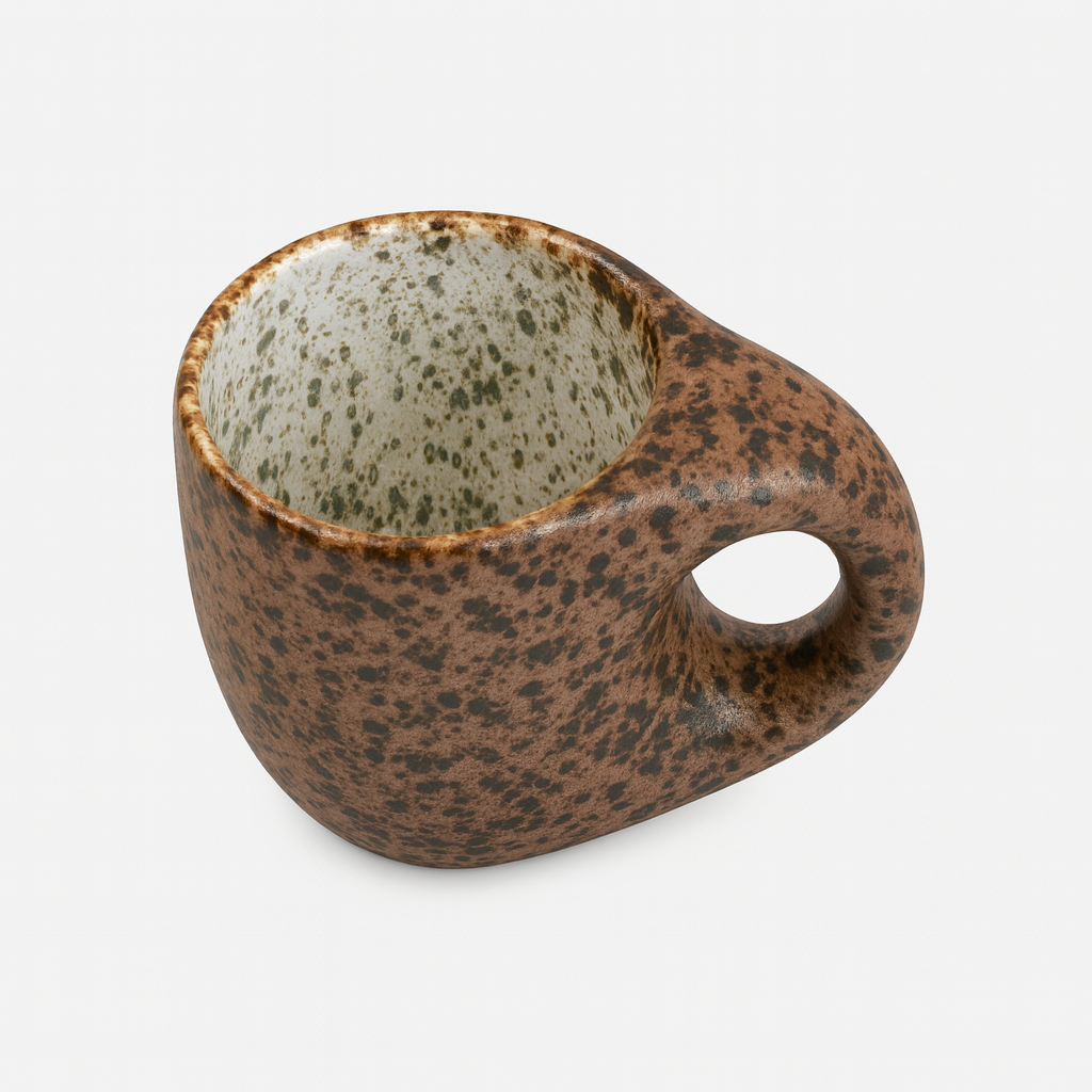 Speckled Mug in White