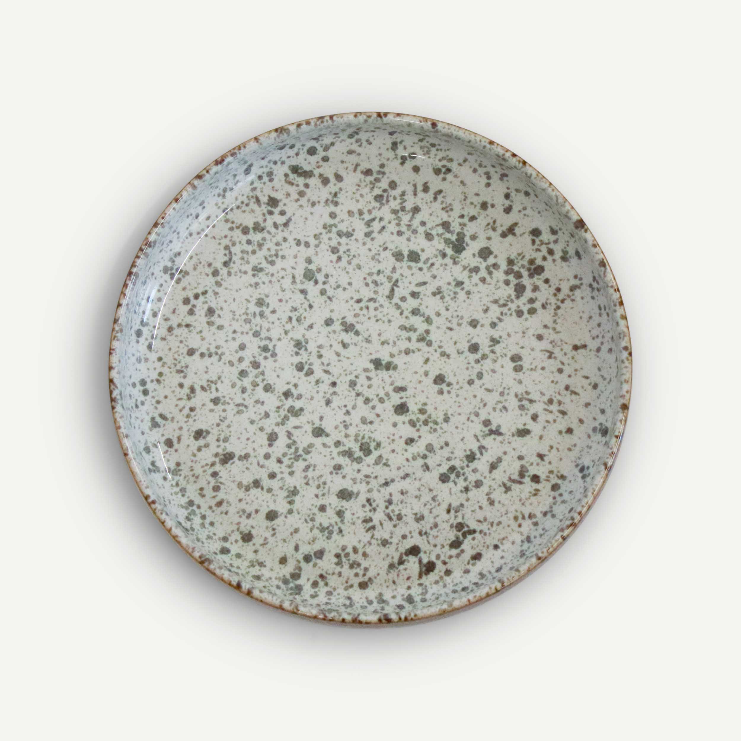 Speckled Bowl in White