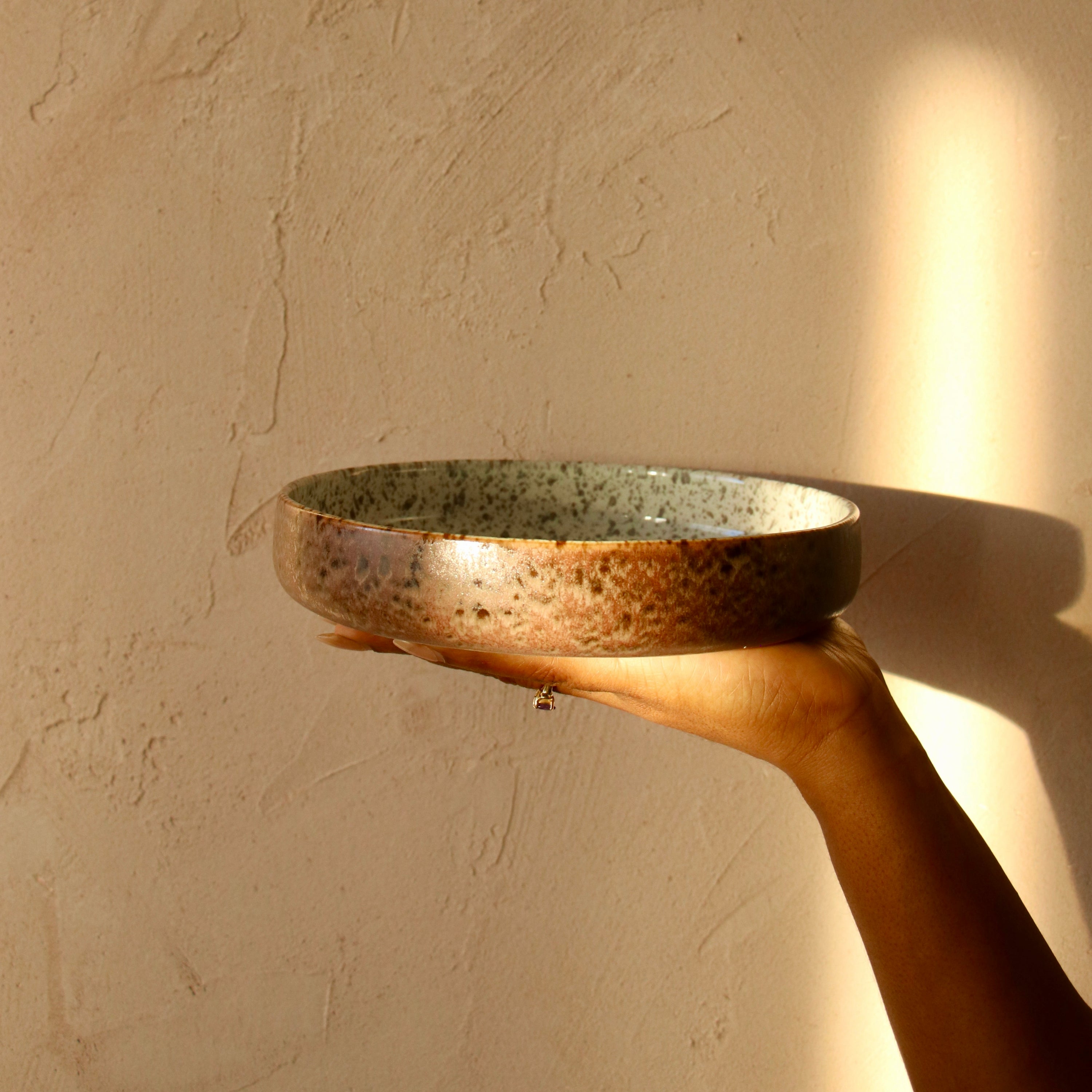 Speckled Bowl in White