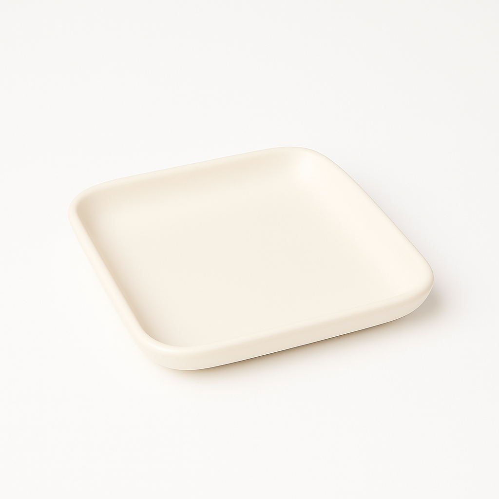 Snack Plate in White