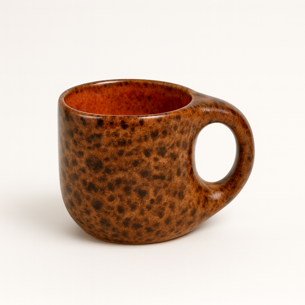 Speckled Mug in Orange
